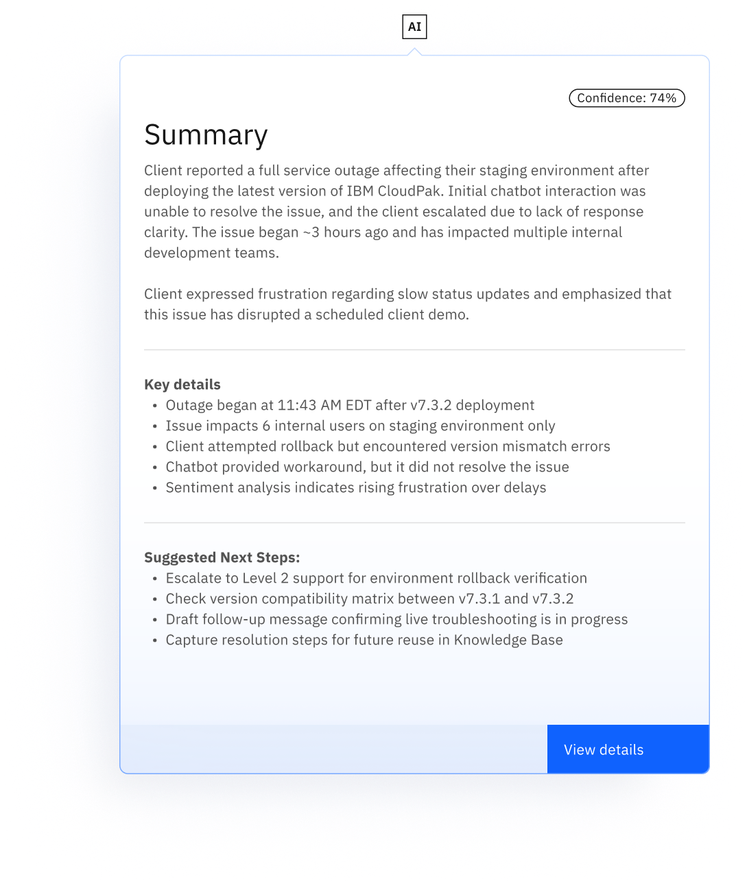 Summary case